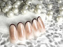 リュールネイル(lueur nail)/大人チークネイル