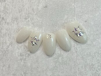 きらきら結晶ネイル