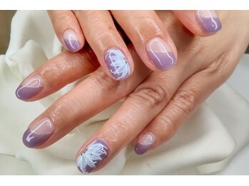 ななめフレンチ・フラワーアート