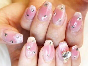 ファッシーナ(Fascina)の写真/初回オフ無料！オーダーメイドは何度でもオフ込料金★自爪へのダメージを抑えた<パラジェル/フィルイン>