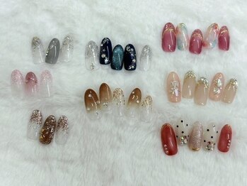 ティア 白山店(Tia)の写真/【今月のサンプルお得プレート¥4400/¥5720/¥6710】こだわりを詰め込んだお気に入りの指先に◎