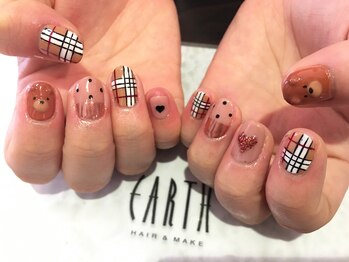 アース ネイルアイラッシュ 前橋店(EARTH Nail&Eyelash)/アートデザイン ￥８０００