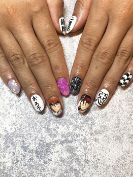 ミグ(mig)/痛ネイル、キャラクター￥13000~