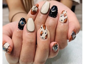 オレンジ 心斎橋店(ORANGE)/秋ネイル