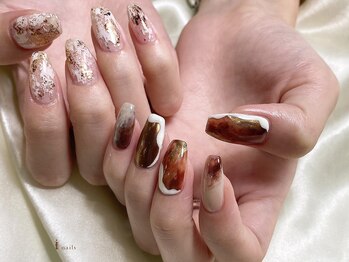 アイネイルズ 渋谷店(I nails)/ちぐっはぐべっ甲¥9480