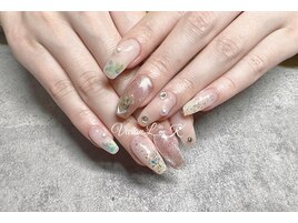 写真持ち込ニュアンスネイル8980