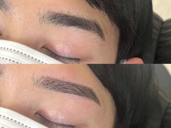 ロレインブロウ 宮崎店の写真/オンもオフもナチュラルにモテ顔へ!!【メンズ眉毛アイブロウWAX¥7900→¥6600】第一印象◎好感度◎清潔感◎