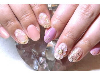 トレゾア 松戸店(TRESR)の写真/12種から選べる定額コース☆【ジェル¥5480/¥6480,スカルプ¥9980/¥13480】写真デザイン¥6480♪