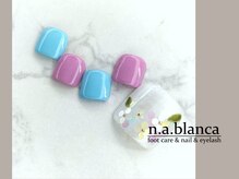 エヌエーブランカ 東白楽店(n.a.blanca)/紫陽花ネイル