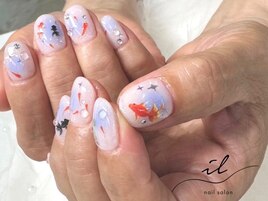 金魚ネイル
