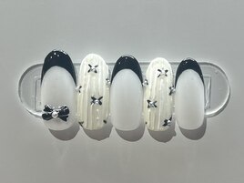 フレンチ/リボン/春デザイン