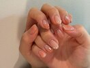 チークネイル/春ネイル/ピンク