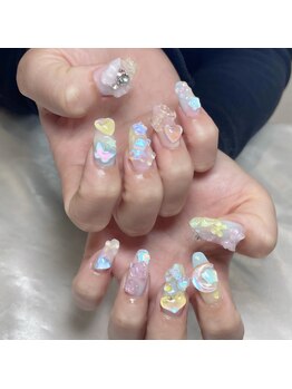 ラズリー(Lazliy)/オーロラ女児ネイル♪