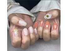 ハズグラスネイル(Haze Grass nail)/個性ニュアンス
