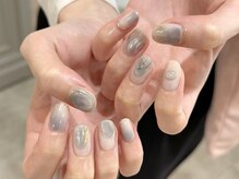 ブルーニュアンスネイル