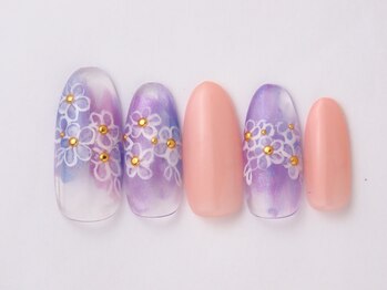 ネイリックス アヴェニール(NAILX avenir)/ニュアンス小花