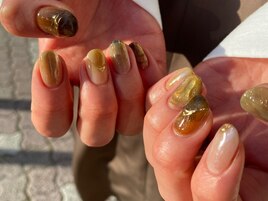 <ハンド>デザインシンプルネイル