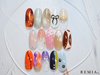 レミア 横須賀中央(REMIA)の写真/＜当日予約OK!!＞【ハンド定額デザイン￥6900～】ネイルが初めての方もお気に入りがきっと見つかる♪