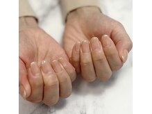 上品で、大人かわいいネイル＋年齢肌のスパまで一度に出来る♪