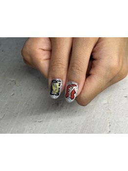 手描きアートが得意なサロン