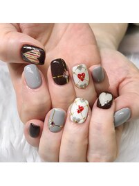 バレンタインネイル☆