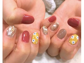 【Dress 梅田】フラワーネイル