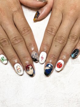 ミグ(mig)/痛ネイル、キャラクター￥13000~