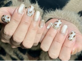 秋ニュアンスネイル