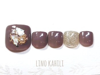 リノ カヒリ アイラッシュ(Lino kahili)/【フット】定額アート