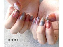 ナナ 白金高輪(nana)/大人カラフル タイダイ柄