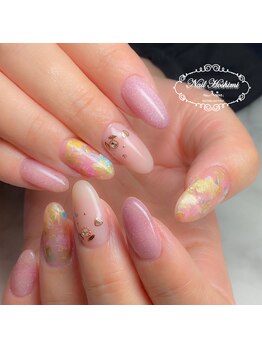 ジュジュ(Juju)/手描きフラワーネイル