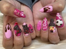 ブルーム(Bloom)/派手☆季節ネイル