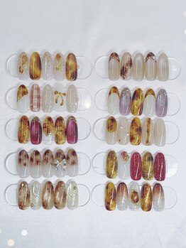 エリクサーネイル 長堀橋(Elixir Nail)/長堀橋限定べっ甲デザイン♪
