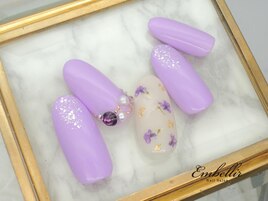 (1188)押し花ネイル