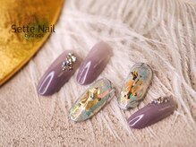 セッテネイル(Sette Nail)/パープル×クリア[自由が丘]