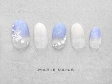 マリー ネイルズ いわきラトブ店(MARIE NAILS)/定額7,700円税込 グラデ 0224e