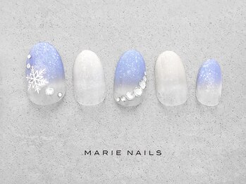 マリー ネイルズ いわきラトブ店(MARIE NAILS)/定額7,700円税込 グラデ 0224e