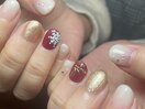 雪の結晶ネイル♪持ち込みOK