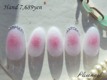 プラスネイル 町田店(PLUS NAIL)/【3292】ガーリー☆チークネイル