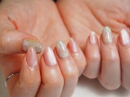 春のニュアンスネイル