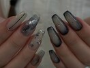 ネイビー 囲みグラデーション