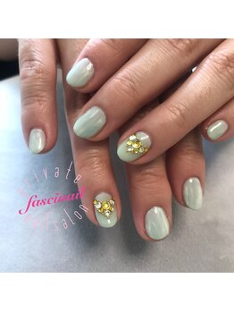 ファッシネイル(fascinail)/ニュアンスマーブルネイル