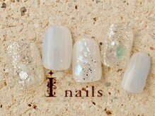 アイネイルズ 町田店(I nails)/クリアベースサマーネイル7980円