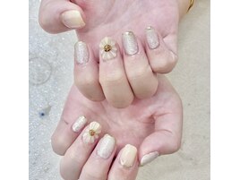 ひまわりネイル