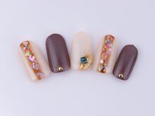 まつげアンドネイル ディアマンローズ(DIAMANT ROSE)/シェルネイルつけ放題90分6930円