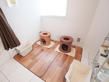 サリエ(S'allier)の写真/黄土よもぎ蒸しでお身体を深部から温め発汗デトックス！冷え改善＆代謝UP◎女性特有のお悩みも改善！