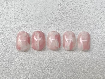 ピース(PEACE)/夏ネイル マーブルネイル