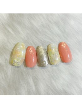 パステルカラーツイード