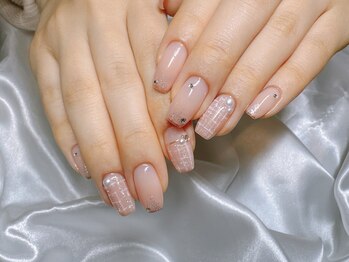 レアレアネイル(Lealeanail)/【パラジェル】チェックネイル