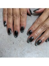 A'laise Nail【パラジェル/フィルイン導入店】/マグネットフレンチ